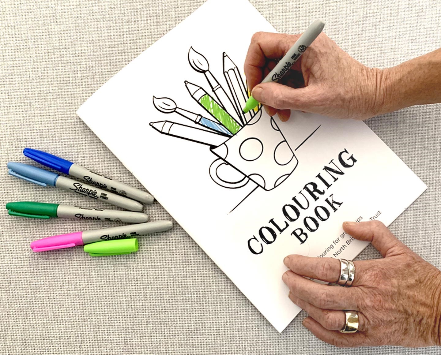 Colouring in for grown-ups