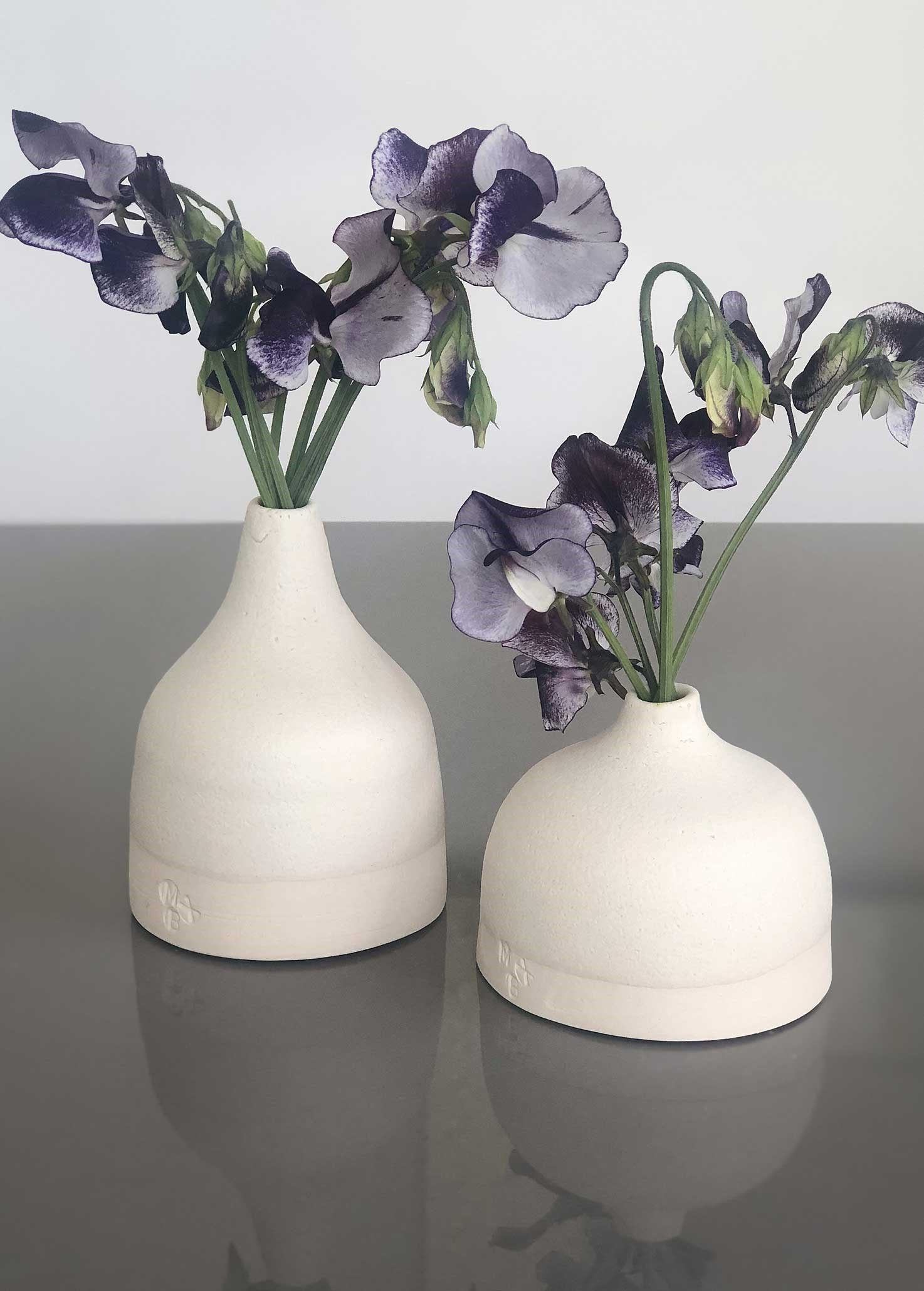 Squat Vases by Gill Marles