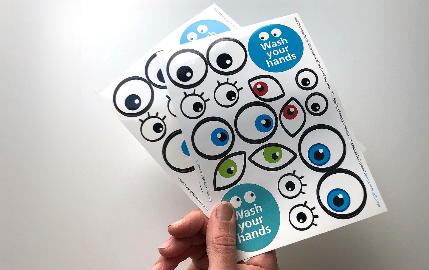 Eye Sticker sheet